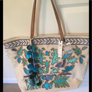NWT Steven By Steven Madden Blue/Multi JTucker Bag